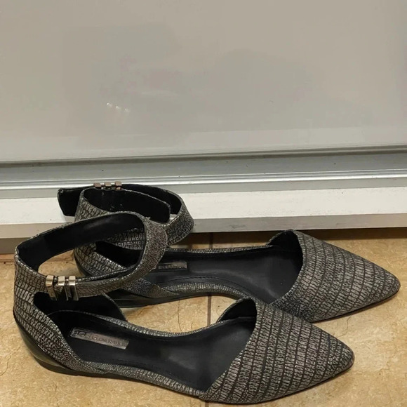 BCBGeneration Shoes Flats Toe Pointy Grey Size 6 - Picture 2 of 7